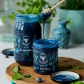 honig mit blaue spirulina